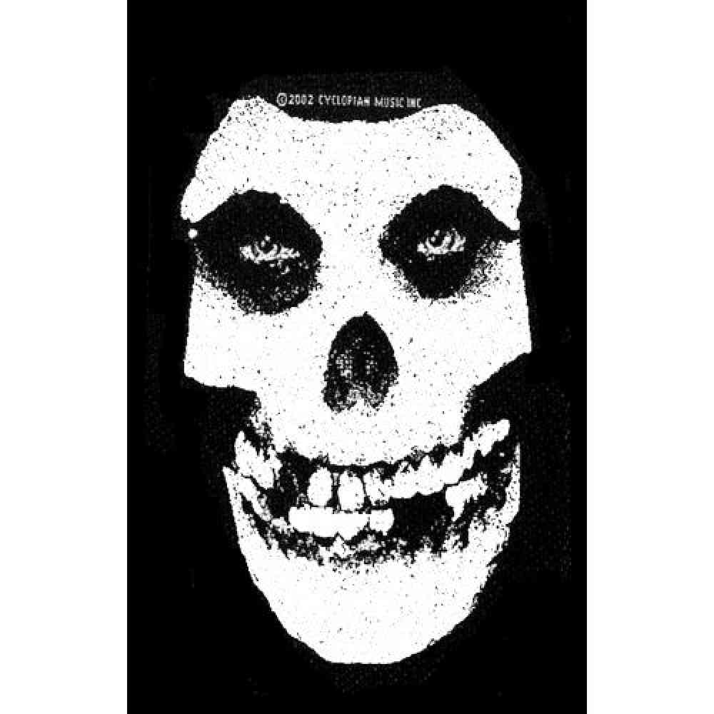 Misfits - White Skull Pièce - Noir